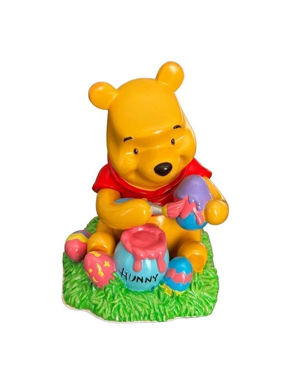 Vintage Disney Winnie the Pooh Hunny Pot Ceramic Lamp.